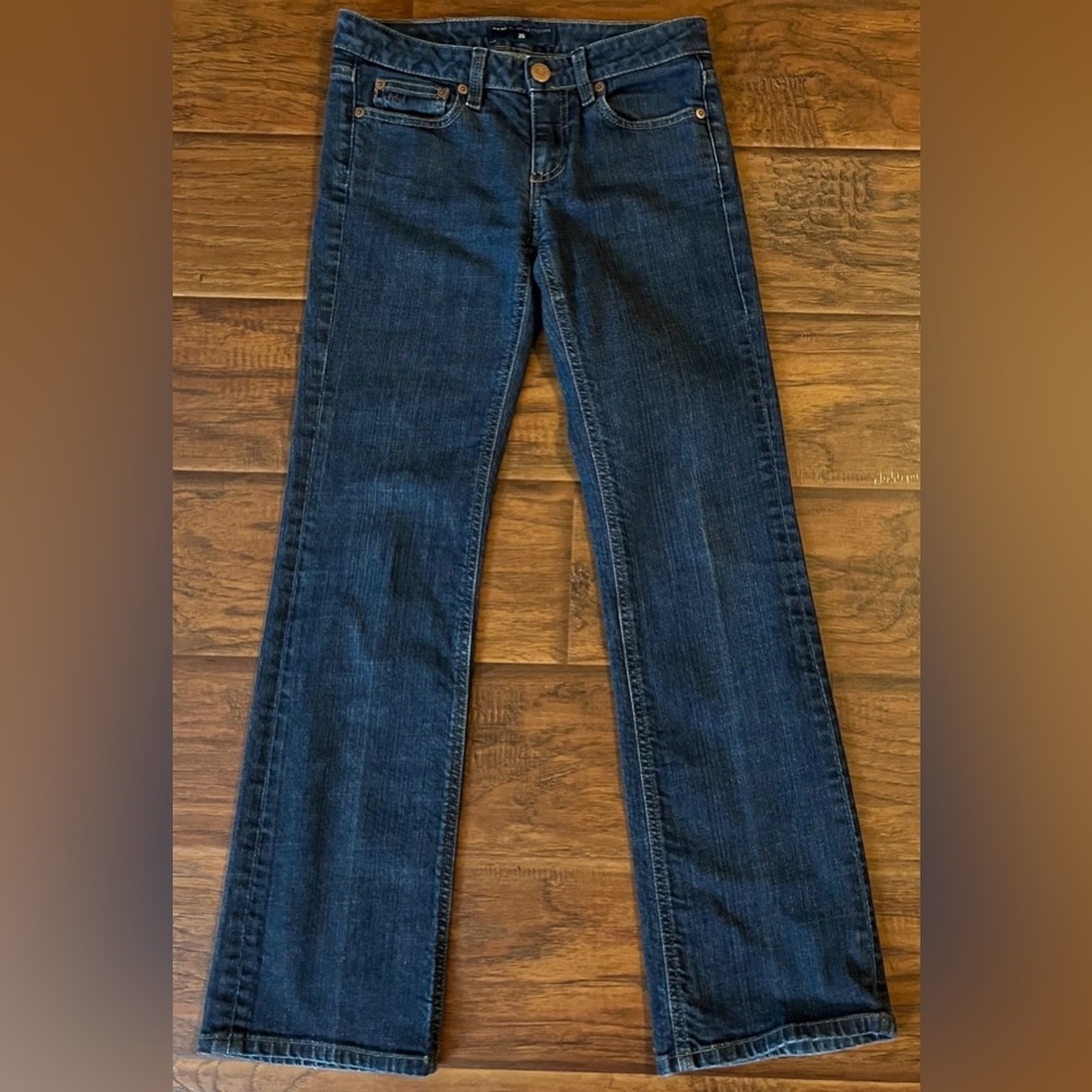 Marc by Marc Jacobs Angela 001 Stretch Low Rise Bootcut Denim Jeans Womens sz 26